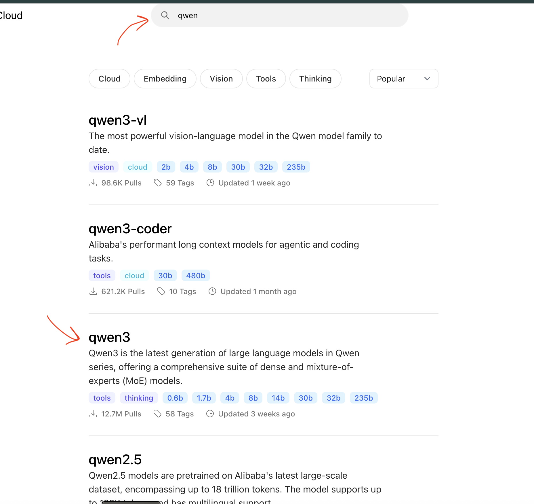 Search Qwen > Click on Qwen3